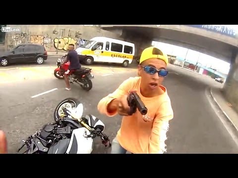 Thief shot dead during attempted motorbike hijack in Sao Paulo