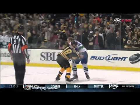 Dale Weise vs Nathan Horton Jan 7, 2012