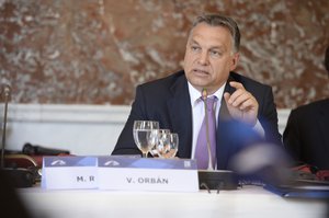 European People's Party Summit in Brussels in June 2015 - Viktor Orban .