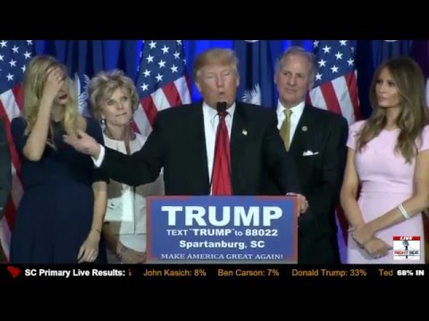 Full Event: Donald Trump South Carolina Watch Party & Victory Speech