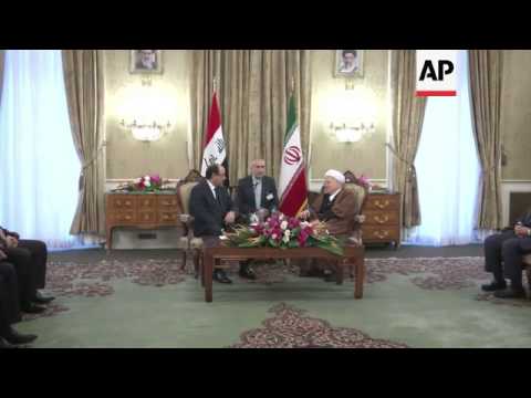 Iraqi PM al-Maliki holds talks with  Akbar Hashemi Rafsanjani