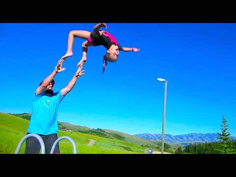 SWIMMING POOL FLIP IN THE MOUNTAINS!