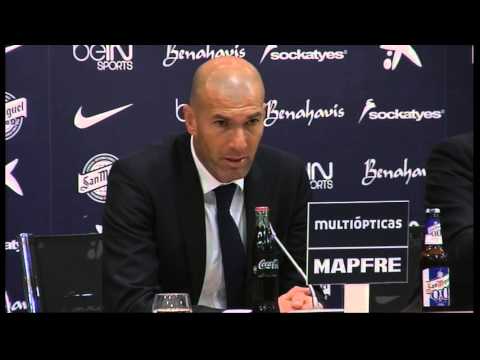 En directo: rueda prensa Zinedine Zidane