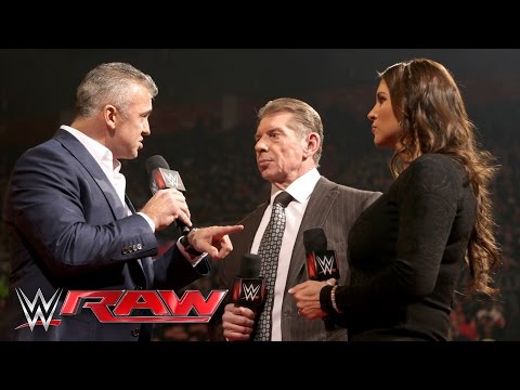 Shane McMahon returns to WWE: Raw, February 22, 2016