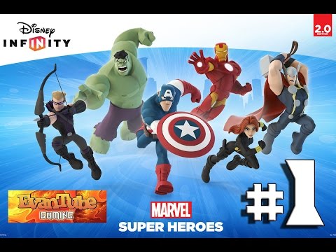 Let's Play DISNEY INFINITY 2.0 Toy Box & Marvel Superheroes Avengers Play Set