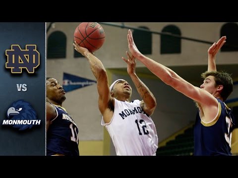 Notre Dame vs. Monmouth Basketball Highlights (2015-16)