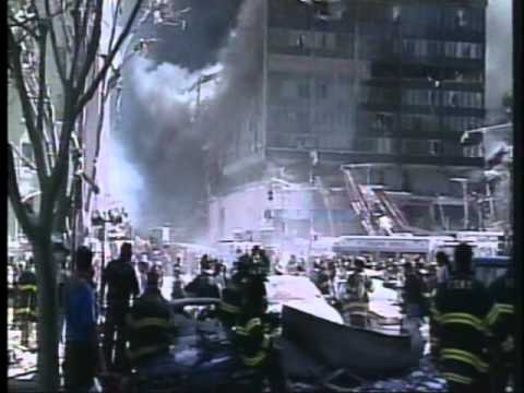 WTC1 'Collapse' and Ground Zero raw footage - Sauret