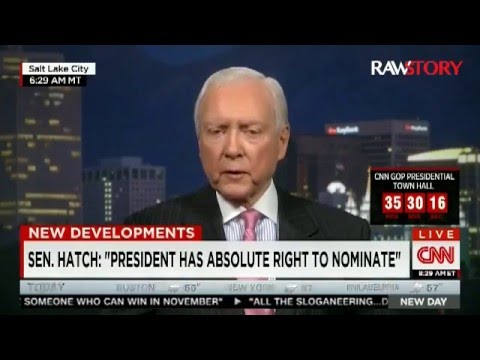 Chris Cuomo speaks to Orrin Hatch about SCOTUS vacancy