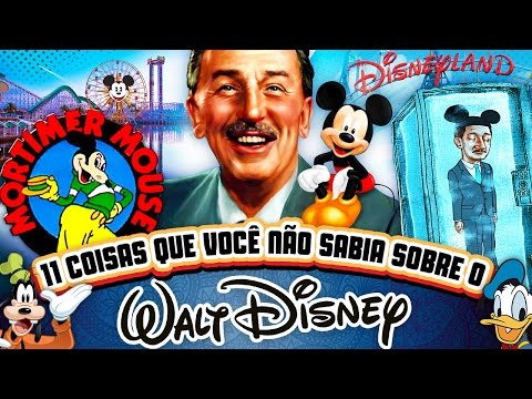 11 coisas que você não sabia sobre o WALT DISNEY