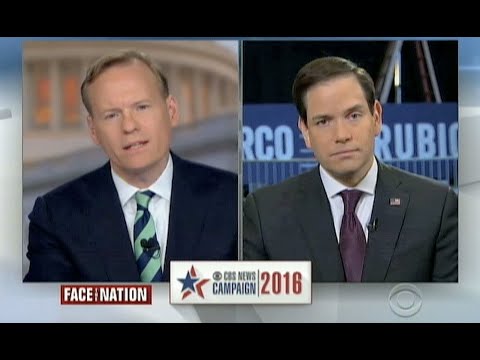 Marco Rubio Post SC / Face The Nation with John Dickerson 2/21/16