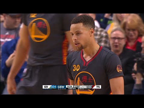 Golden State Warriors vs Portland Trail Blazers - Full Game Highlights | February 19, 2016 | NBA