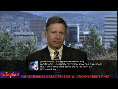 Gary Johnson on Al Jazeera with Anne Kornblut, Imran Garda & Malika Bilal (2012-03-16)