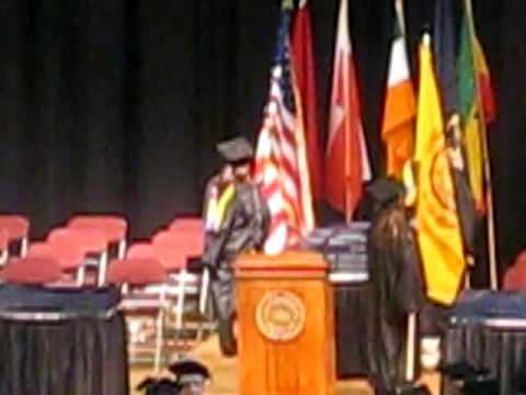 Ashley leads graudation procession West Chester University Class of 2008