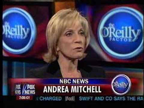 Bill O'Reilly and Andrea Mitchell