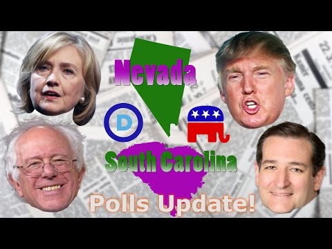 Polls Update - Nevada and South Carolina - GOP and Democratic Primaries