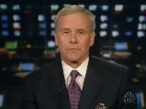 Tom Brokaw Says Farewell to NBC Nightly News