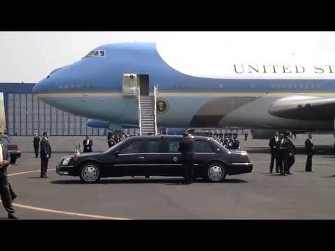 Air Force One Security U.S. President Obama two day visit to Mexico