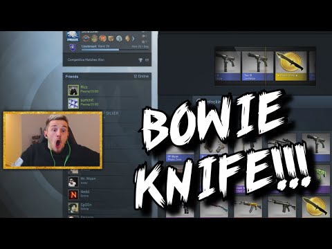 BOWIE KNIFE!!!! Operation Wildfire - (CS:GO Case Opening)