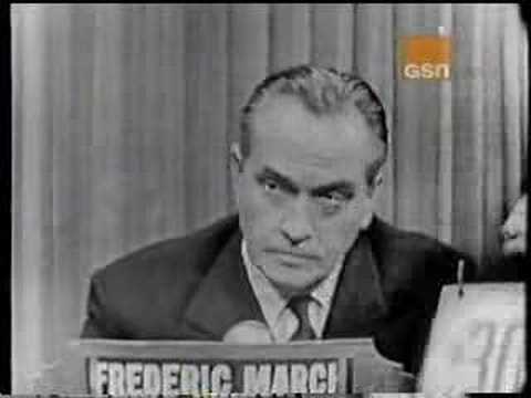 Fredric March on What's My Line?