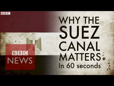 Why is the Suez Canal a big deal? Explained in 60 secs - BBC News