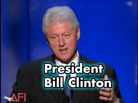 President Bill Clinton Salutes Warren Beatty at the AFI Life Achievement Award