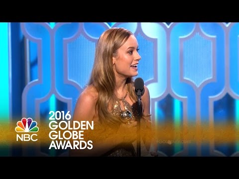 Brie Larson Wins Best Actress in a Drama at the 2016 Golden Globes