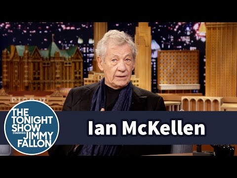 A Tree-Climbing Dog Bumped Ian McKellen from The Tonight Show