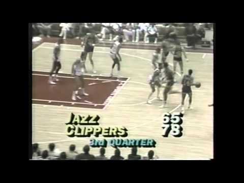 Adrian Dantley (34points) vs Clippers, 1985-86, highlights