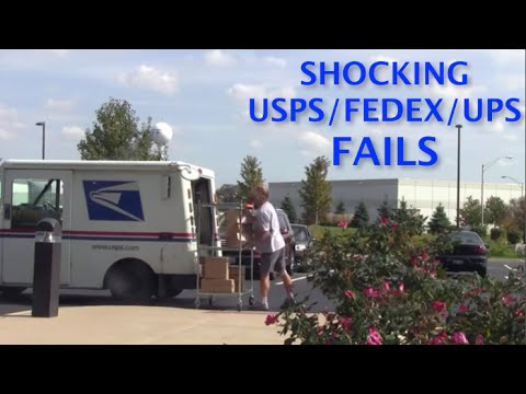 Most Shocking USPS/FedEx/UPS Delivery Fails 2014