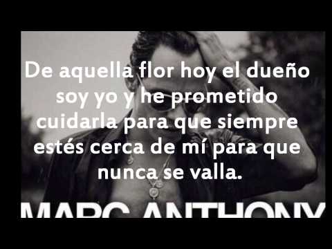 Marc anthony Flor palida letra