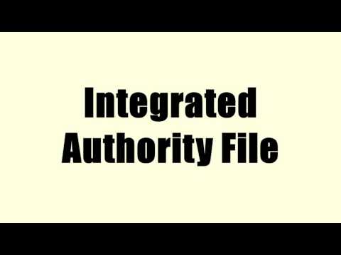 Integrated Authority File