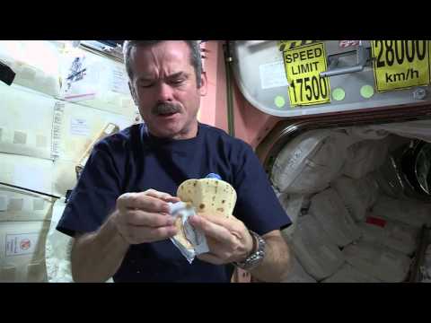 Making a Peanut Butter Sandwich in Outer Space | CSA ISS Science HD Video