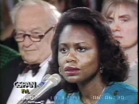 Sen. Alan Simpson questions Anita Hill @ Thomas confirmation hearing - Oct. 12, 1991