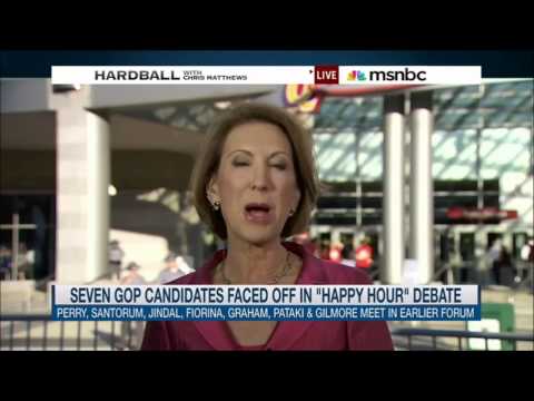 Carly Fiorina DESTROYS Hillary Clinton and SHUTS DOWN Chris Matthews