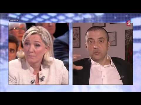 Mourad Boudjellal - Marine Le Pen FN (front national)