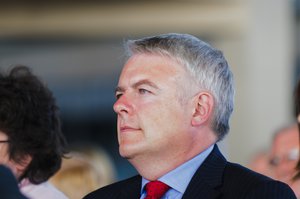 First Minister of Wales, Carwyn Jones, at The Celebration of the Mace, Official Opening of the Senedd 16/6/ 2011, Cardiff Bay, Wales.