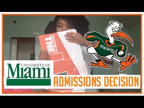 University of Miami Acceptance Package (w/ SCHOLARSHIP) +Admissions Decision Reaction 2016