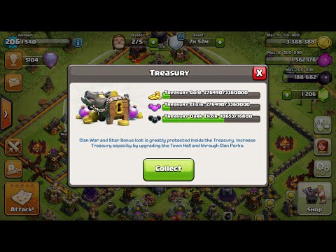 Clash Of Clans | BEST WAY TO USE TREASURY (AKA THE BANK)