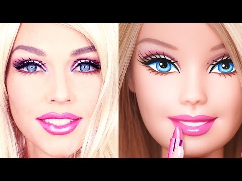 Barbie Doll MakeUp Transformation