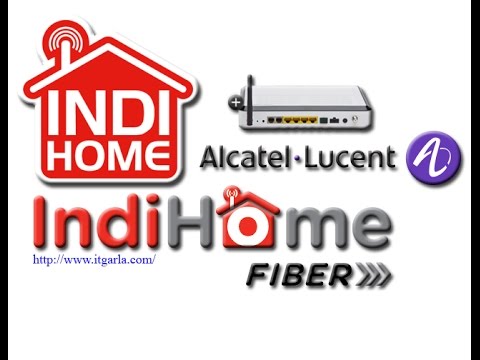 Review Modem Alcatel Lucent Telkom  Indihome Fiber