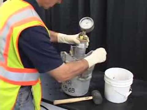 Concrete Air Test - ASTM C231 Pressure Method