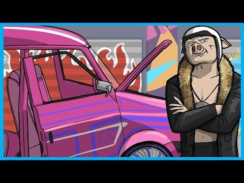 GTA 5 Online Funny Moments Lowrider Update! - Machete Fights, Pimp Van, and Hydraulics Fun!