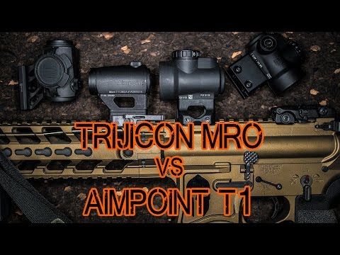 Trijicon MRO vs Aimpoint T1 / T2 - Trijicon MRO Review