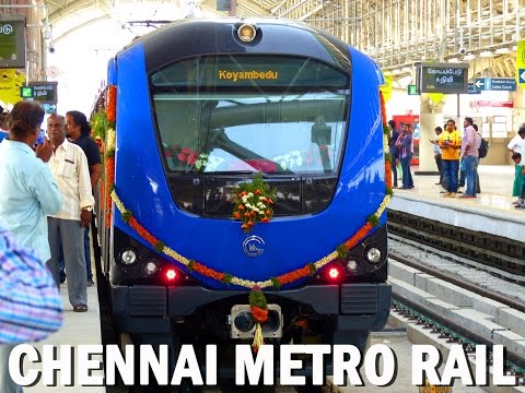 CHENNAI METRO RAIL Grand Inauguration! Alandur-Koyambedu FULL JOURNEY