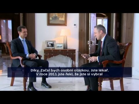 2015 - Syria - Full Interview with President Bashar al-Assad by Czech TV - 1/12/15