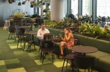 NAB's new bank office space called The Village at the 700 Bourke St, Docklands office. Tuesday 4th February 2014. Photo ...