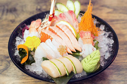 Sashimi selection at Etsu Izakaya.