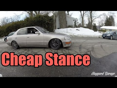 How To Stance Your Car For Super Cheap