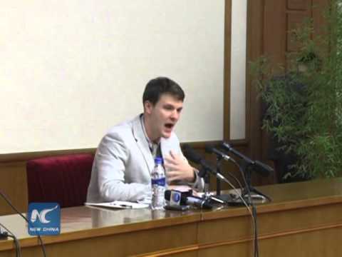 U.S. student held by North Korea pleads for release