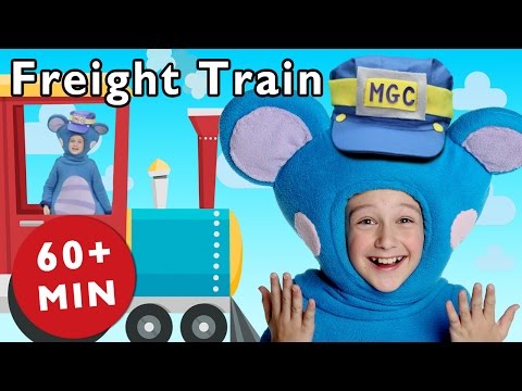 Freight Train and More | Nursery Rhymes from Mother Goose Club!